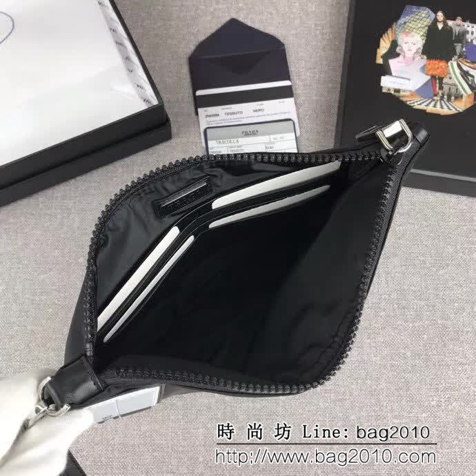 PRADA普拉達 專櫃同步 最新款式 限量版 時尚男士手包 2NH006 DD1161